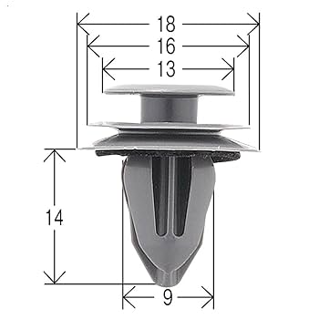 Amazon | 内張りクリップ 純正品 10個 リヤバンパー リヤランプ
